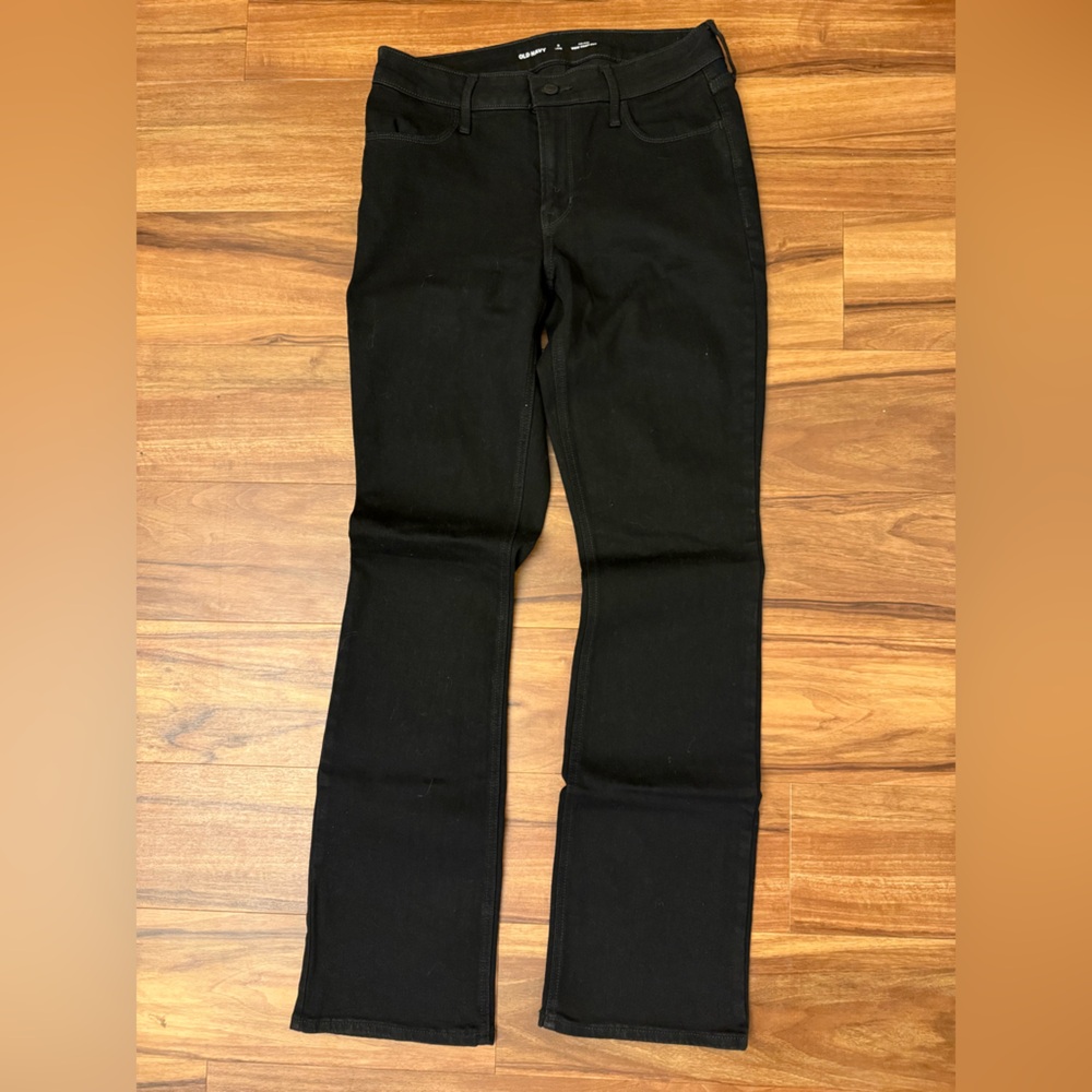 New Old Navy Black Boot-Cut Jeans - Worn once